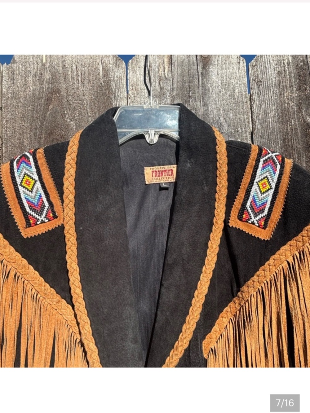 American Vintage Suede Fringe Jacket - Picture 3 of 9